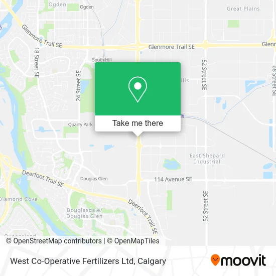 West Co-Operative Fertilizers Ltd map