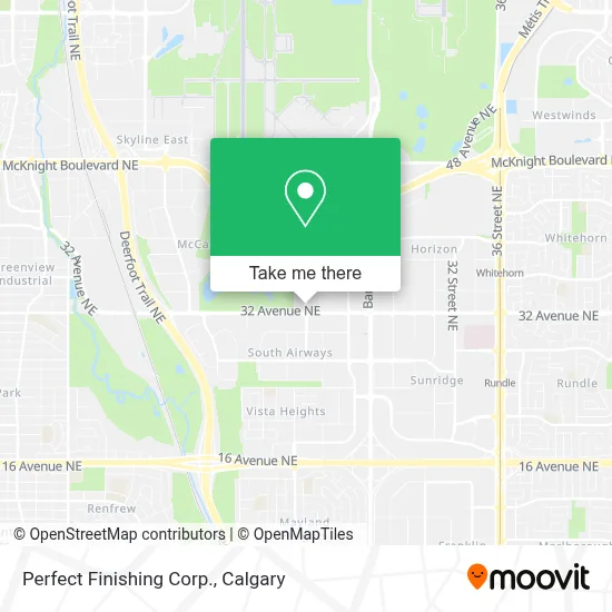 Perfect Finishing Corp. map