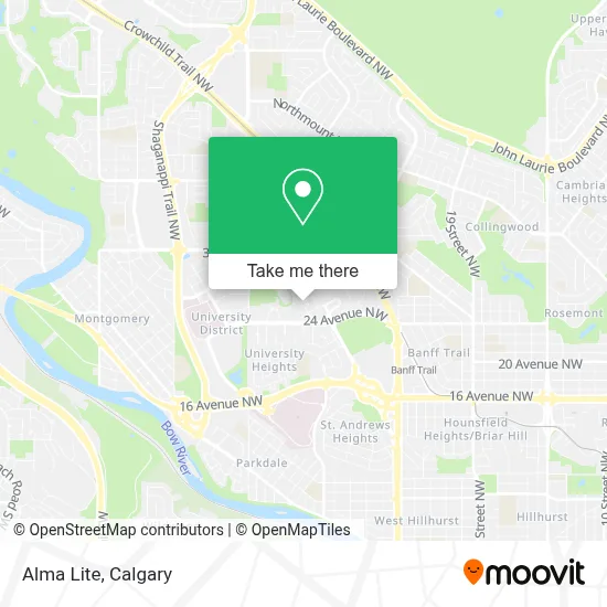 Alma Lite map