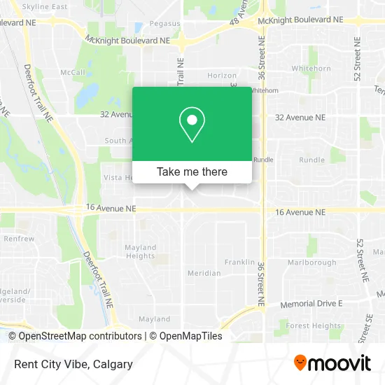 Rent City Vibe map