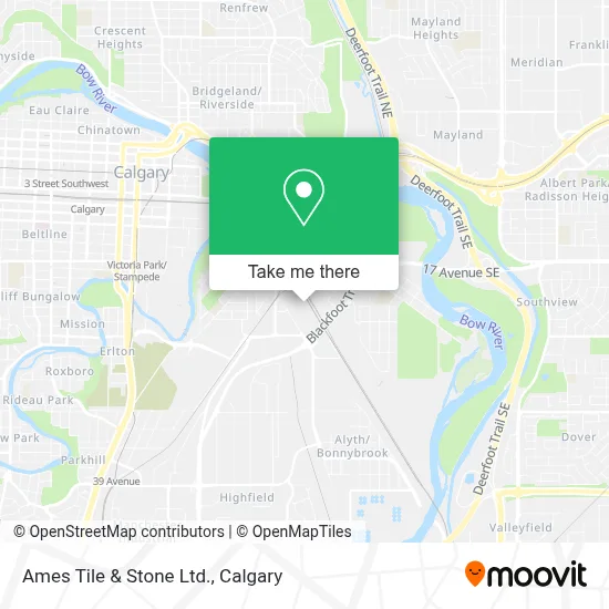 Ames Tile & Stone Ltd. map