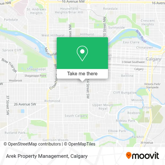 Arek Property Management map