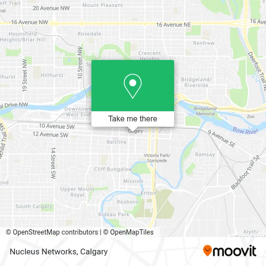 Nucleus Networks map