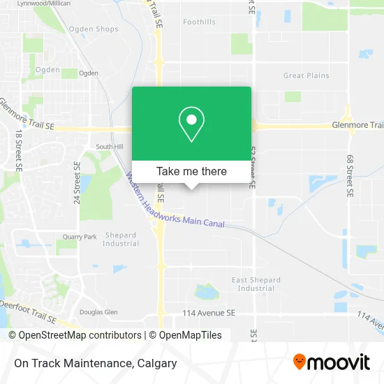 On Track Maintenance map