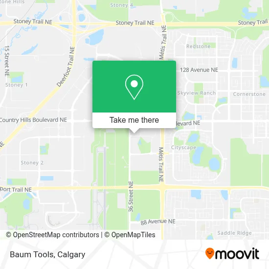 Baum Tools map