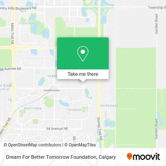 Dream For Better Tomorrow Foundation map