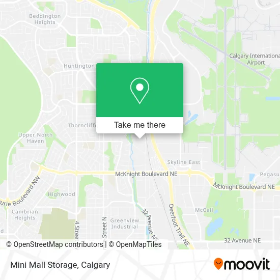 Mini Mall Storage map