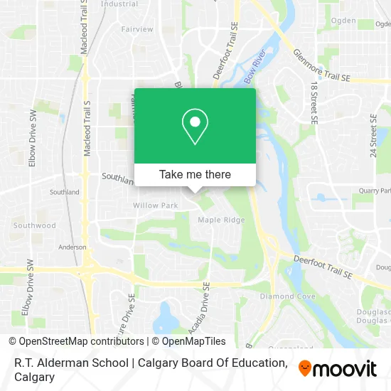 R.T. Alderman School | Calgary Board Of Education map