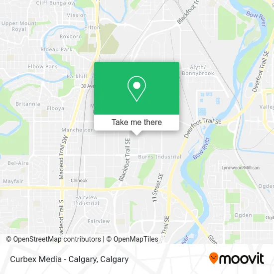 Curbex Media - Calgary map