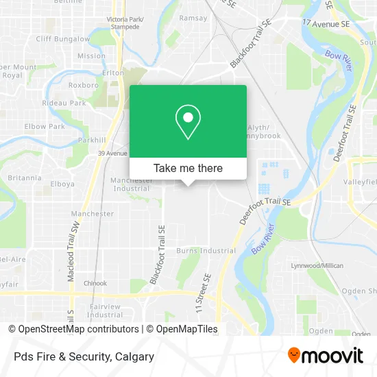 Pds Fire & Security map
