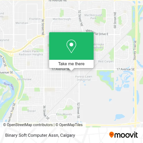 Binary Soft Computer Assn map