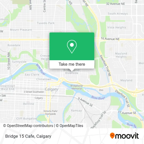 Bridge 15 Cafe map