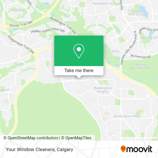 Your Window Cleaners map