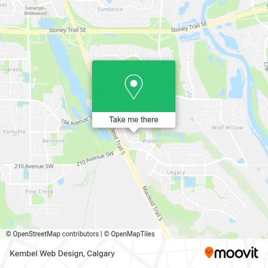 Kembel Web Design map