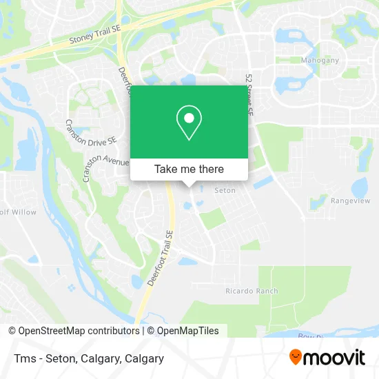 Tms - Seton, Calgary map