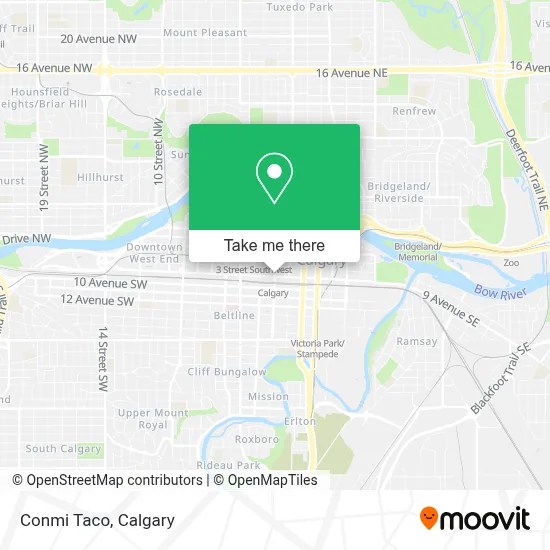 Conmi Taco map