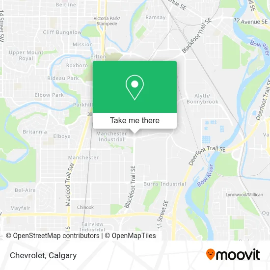 Chevrolet map