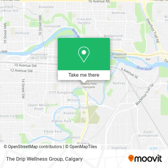 The Drip Wellness Group map