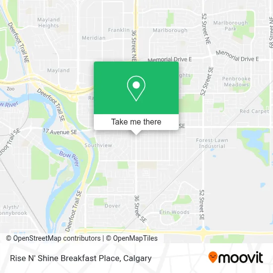 Rise N' Shine Breakfast Place map
