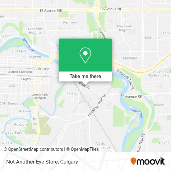 Not Another Eye Store map