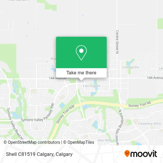 Shell C81519 Calgary map