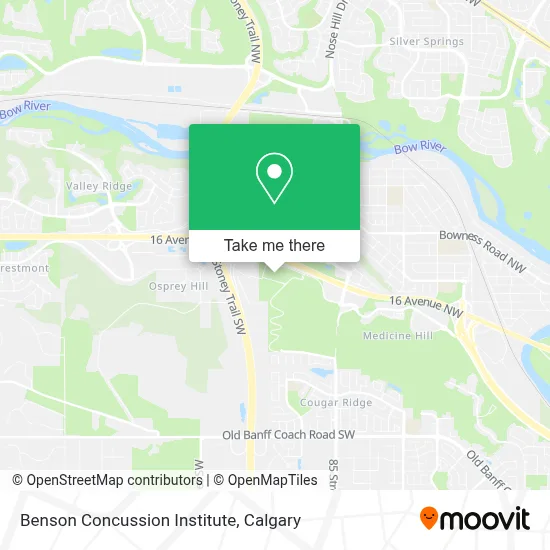 Benson Concussion Institute map