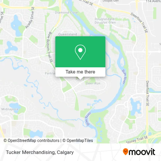 Tucker Merchandising map
