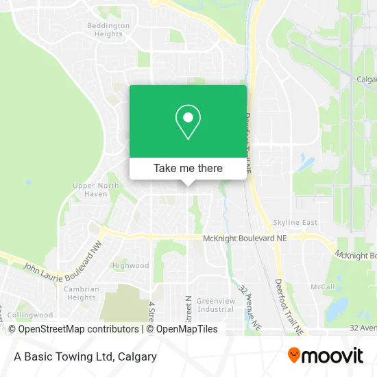A Basic Towing Ltd map