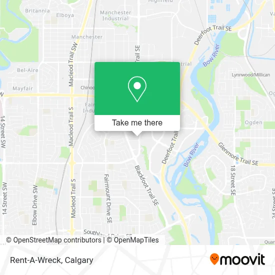 Rent-A-Wreck map