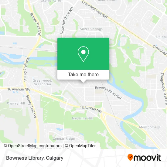 Bowness Library map