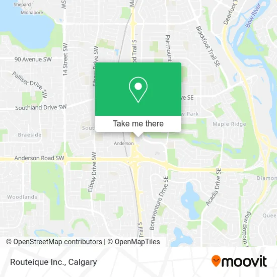 Routeique Inc. map