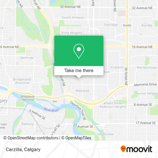 Carzilla map