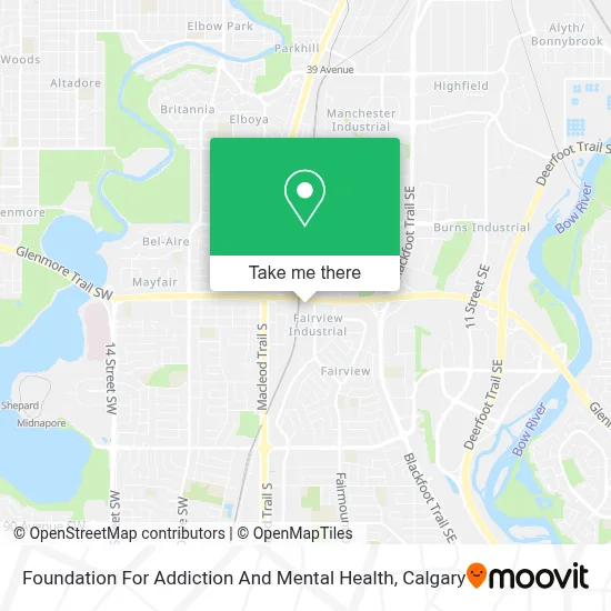 Foundation For Addiction And Mental Health map