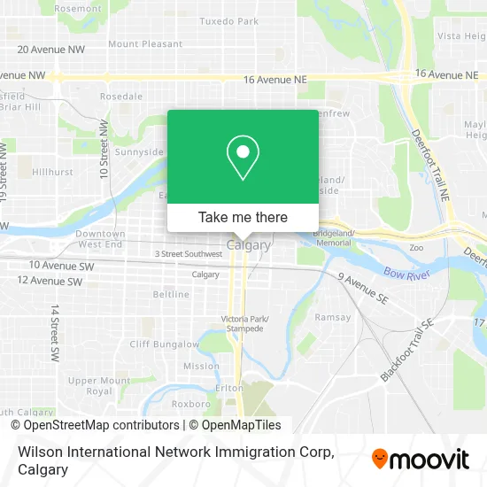 Wilson International Network Immigration Corp map