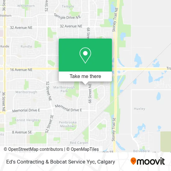 Ed's Contracting & Bobcat Service Yyc map