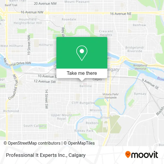 Professional It Experts Inc. map