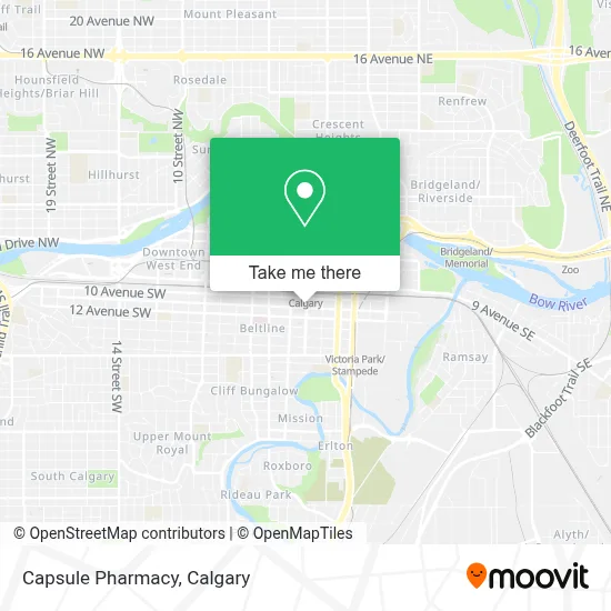 Capsule Pharmacy map