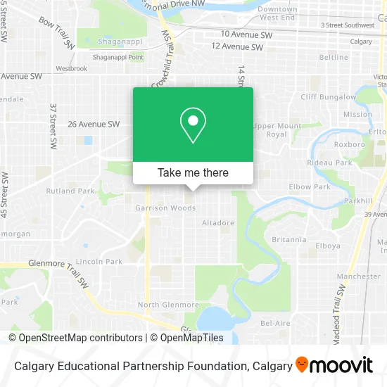 Calgary Educational Partnership Foundation map