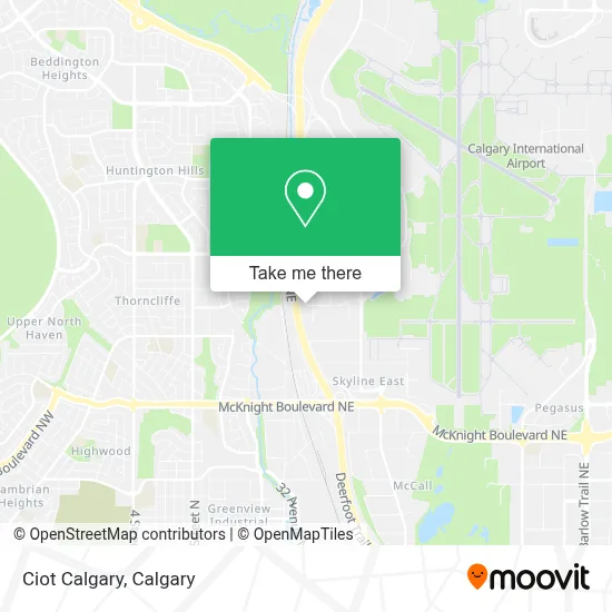 Ciot Calgary map