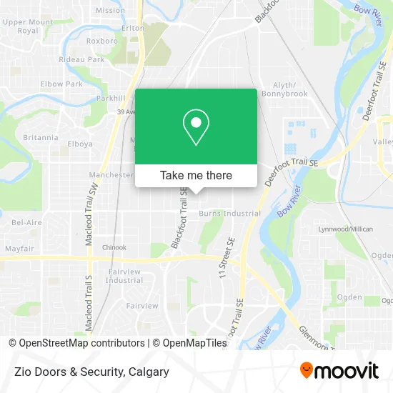 Zio Doors & Security map