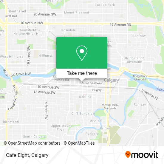 Cafe Eight map