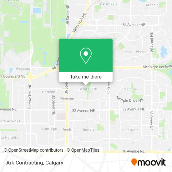 Ark Contracting map