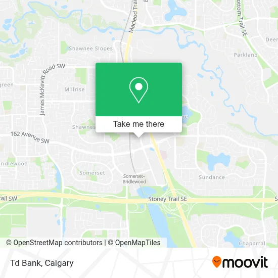 Td Bank map
