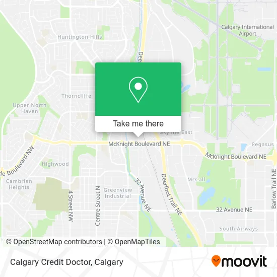 Calgary Credit Doctor map