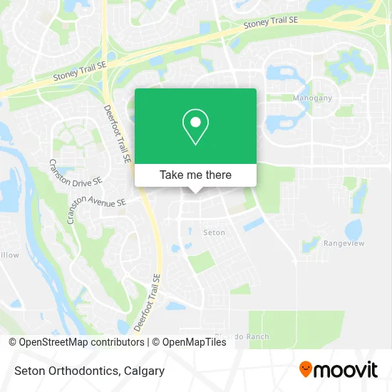 Seton Orthodontics map