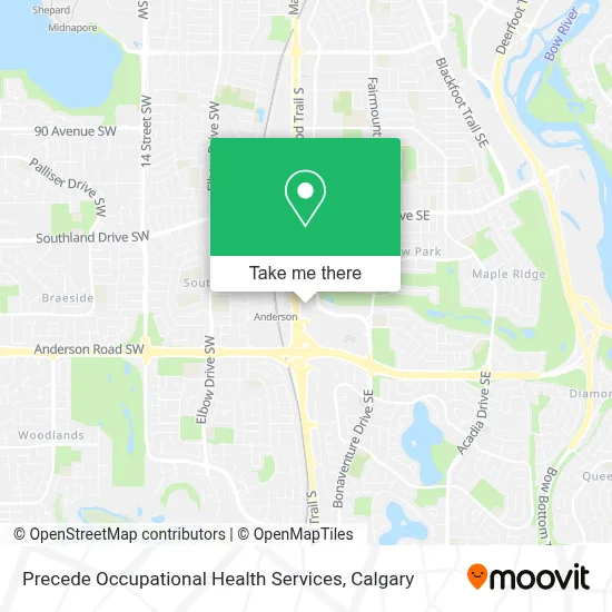 Precede Occupational Health Services map