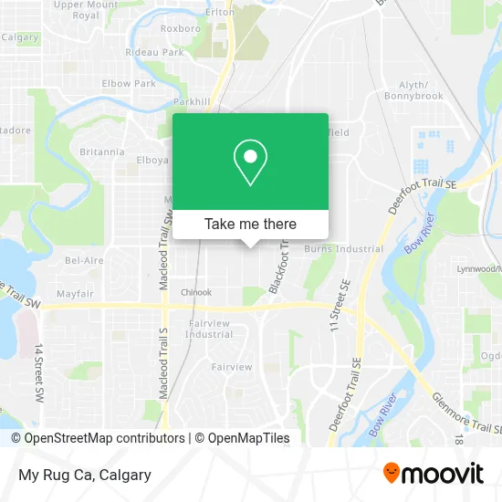 My Rug Ca map