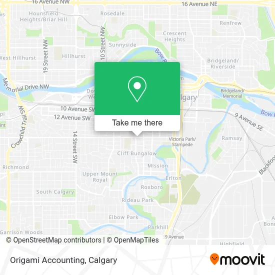 Origami Accounting map