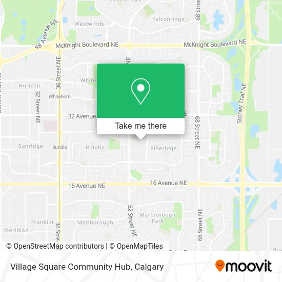Village Square Community Hub map