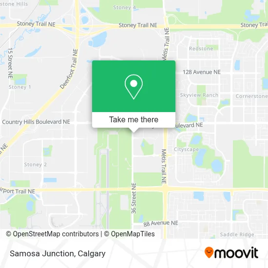 Samosa Junction map